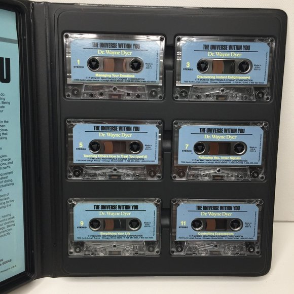 The Universe Within You Secret Source Strength Dr. Wayne Dyer 6 Cassettes Set - Picture 3 of 6